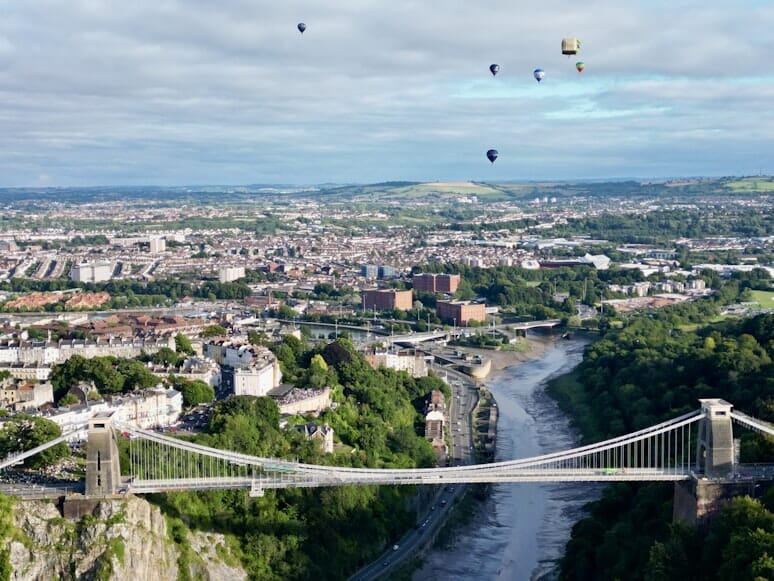 Bristol city skyline
